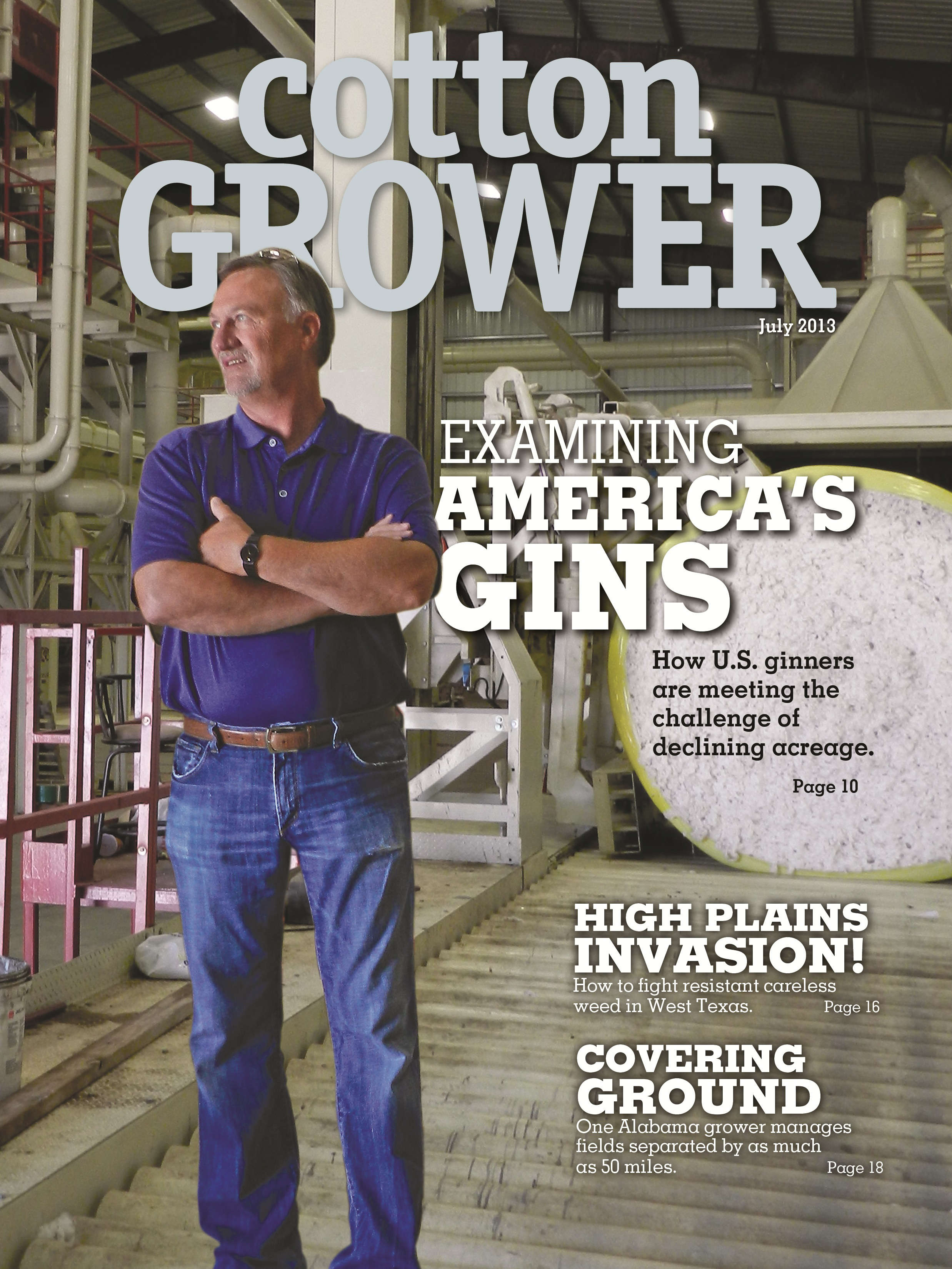 Cotton Grower Magazine July 2013 Cover