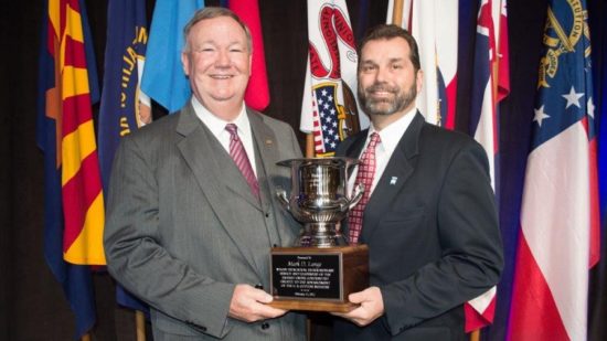 Mark Lange Honored with NCC Cotton Service Award