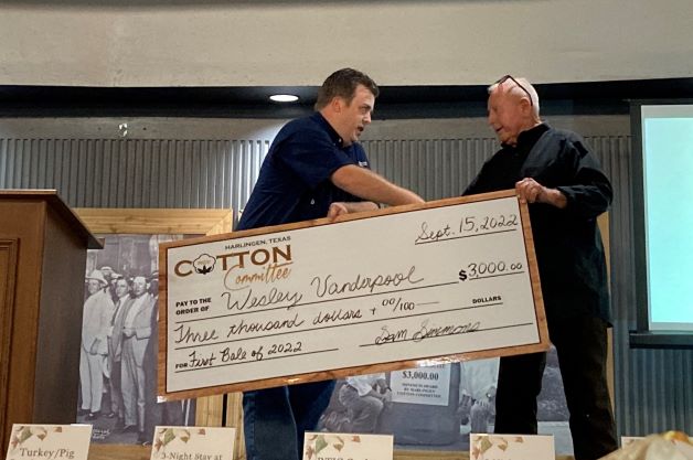 First Bale of Cotton Event Raises $16,000 for Scholarships