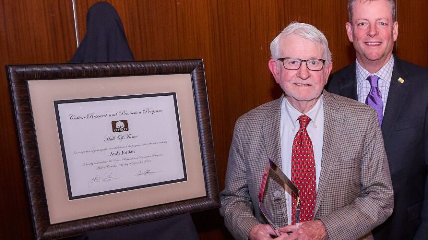 Jordan Is 2024 Cotton Research and Promotion Program Hall of Fame Honoree